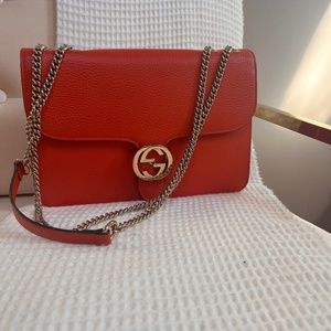 Medium sized- Sun Orange Gucci Bag